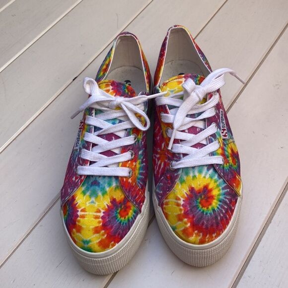 Superga Tie Dye Platform Sneakers - Picture 11 of 15